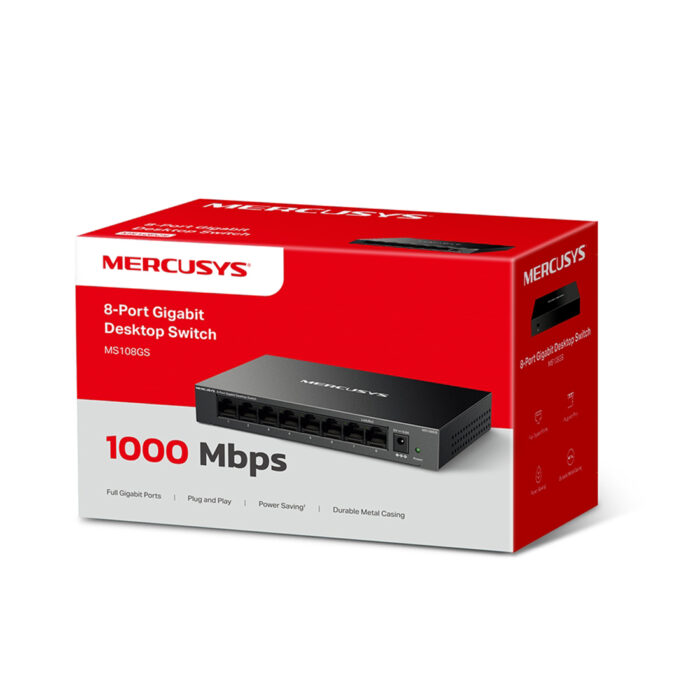 Коммутатор Mercusys MS108GS — изображение 3