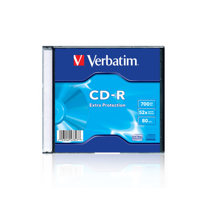 Диск CD-R Verbatim (43347) 700MB 1штук Незаписанный — изображение 2