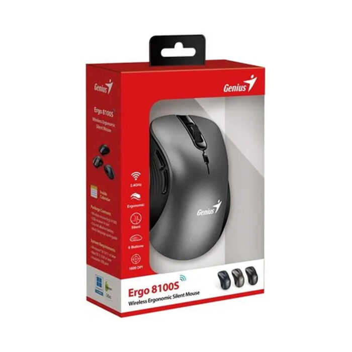 Компьютерная мышь Genius Ergo 8100S Iron Grey — изображение 3