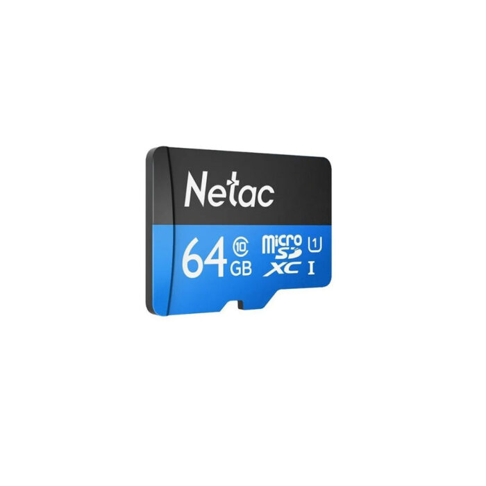 Карта памяти Netac NT02P500STN-064G-R U1/C10 64GB с адаптером SD — изображение 2