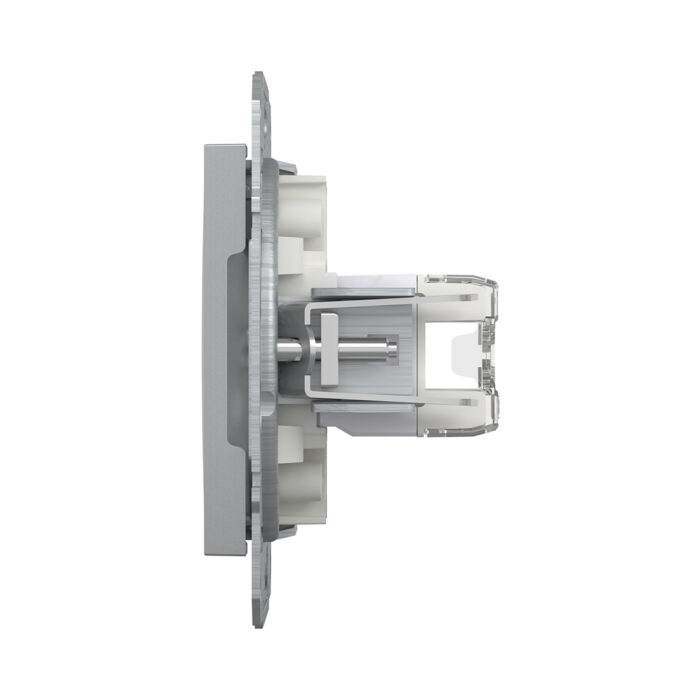 Розетка компьютерная двойная SE EPH4400161 Asfora RJ45 кат.5e механизм алюминий — изображение 3