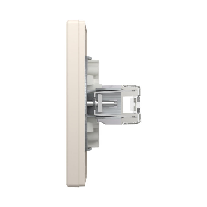 Розетка компьютерная SE EPH4700123 Asfora RJ45 кат. 6 в сборе кремовый — изображение 3