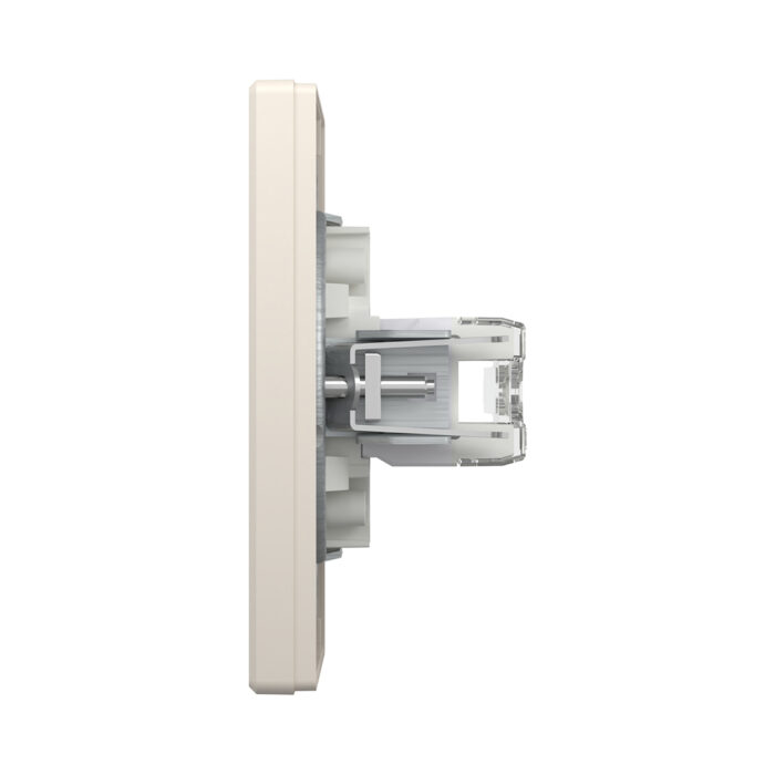 Розетка двойная компьютерная SE EPH4800123 Asfora RJ45 кат. 6 в сборе кремовый — изображение 3
