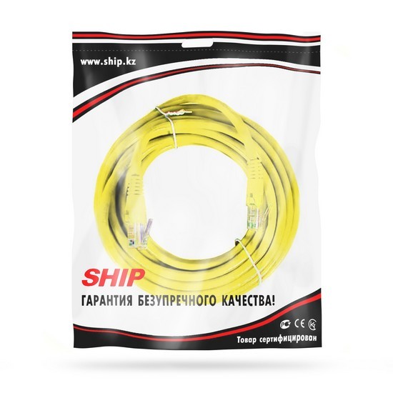 Патч Корд SHIP Cat.5e UTP LSZH RJ-45 10 м S3025YL1000-P — изображение 2