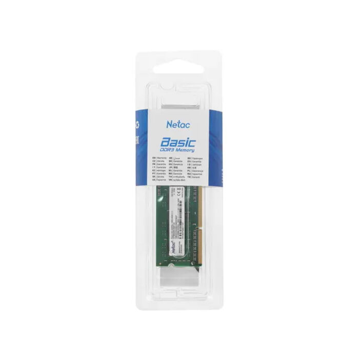 Модуль памяти Netac для ноутбука NTBSD3N16SP-04 DDR3 4GB <PC3-12800/1600MHz> — изображение 3