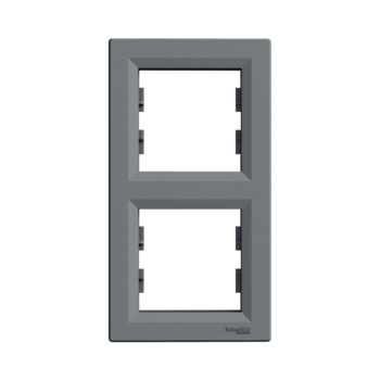 Рамка вертикальная SE EPH5810262 Asfora 2 постовая сталь