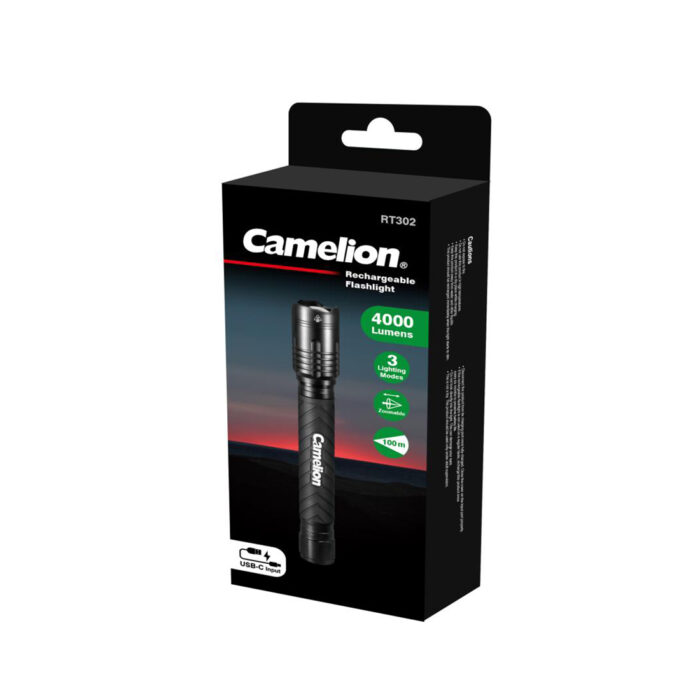 Перезаряжаемый фонарик Camelion RT302-TB — изображение 3