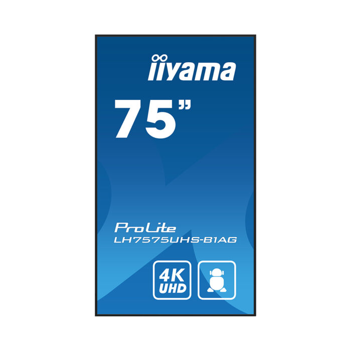 Монитор iiyama PROLITE LH7575UHS-B1AG 75" — изображение 2