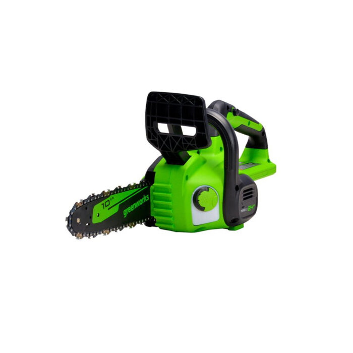 Цепная пила аккумуляторная Greenworks G24CS25K4 24V 25см c АКБ 4Ач и ЗУ — изображение 2