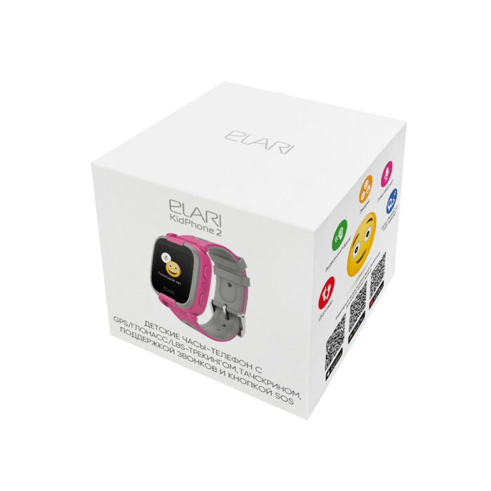 Смарт часы Elari KidPhone 2 Violet and Grey — изображение 2
