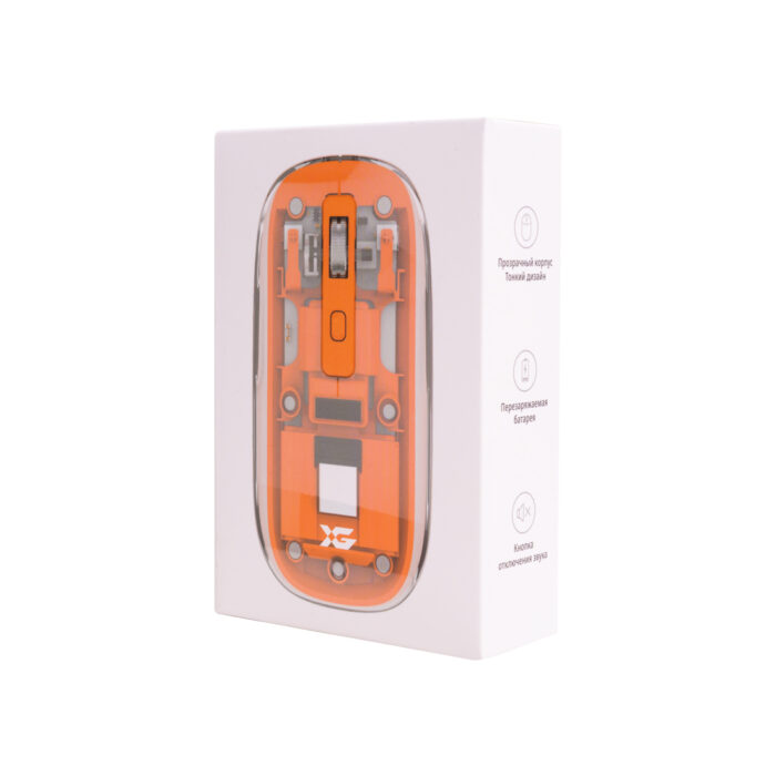 Компьютерная мышь XG XM-855OGB Orange — изображение 3
