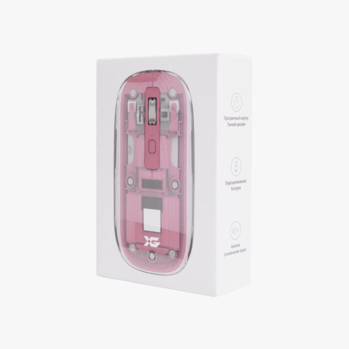 Компьютерная мышь XG XM-855OGB Pink — изображение 3