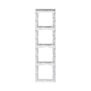Рамка декор. универсальная 4-постовая Suno Белый