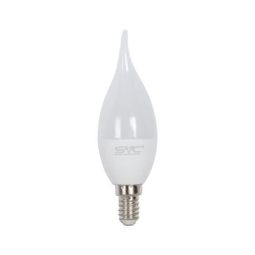 Лампа светодиодная SVC LED CB35-7W-E14-3000K Свеча на ветру Тёплый