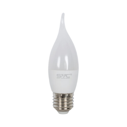 Лампа светодиодная SVC LED CB35-7W-E27-3000K Свеча на ветру Тёплый