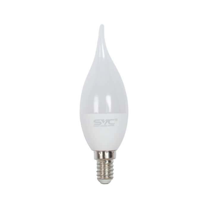 Лампа светодиодная SVC LED CB35-9W-E14-6500K Свеча на ветру Холодный