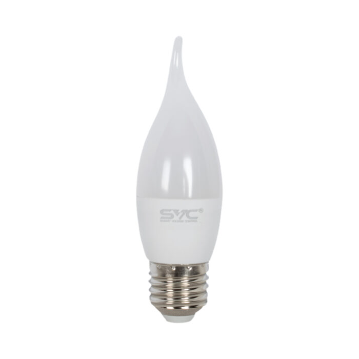 Лампа светодиодная SVC LED CB35-9W-E27-4000K Свеча на ветру Нейтральный