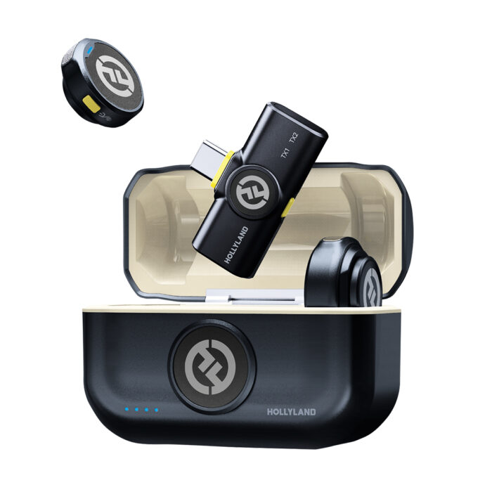 Петличный микрофон Hollyland Lark M2 USB-C Черный — изображение 3