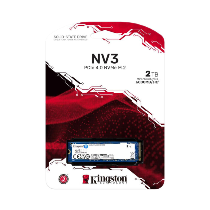Твердотельный накопитель SSD Kingston NV3 SNV3S/2000G M.2 NVMe PCIe 4.0x4 — изображение 3
