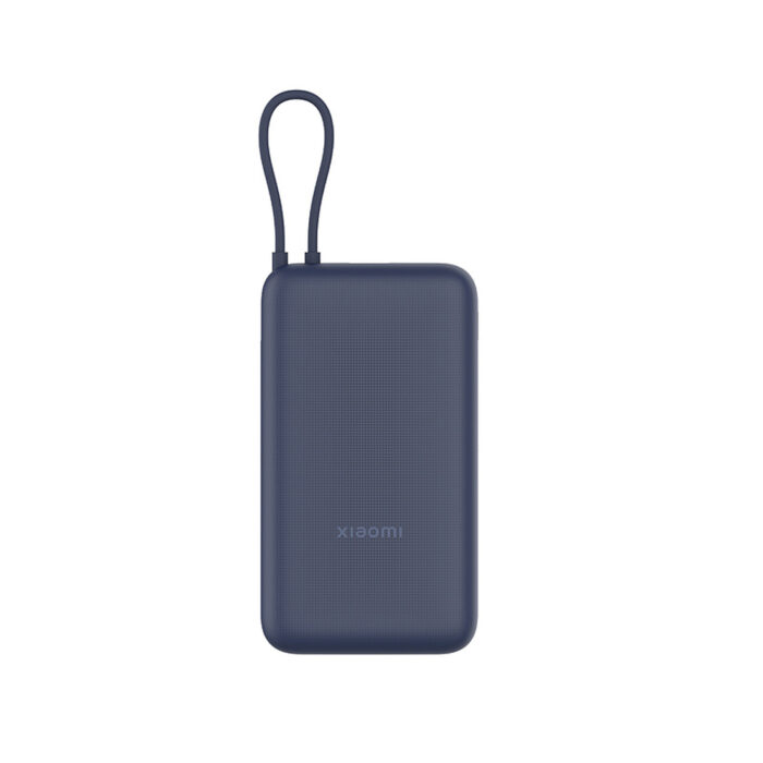Портативный внешний аккумулятор Xiaomi 33W Power Bank 20000mAh (Integrated Cable) Blue GL — изображение 2