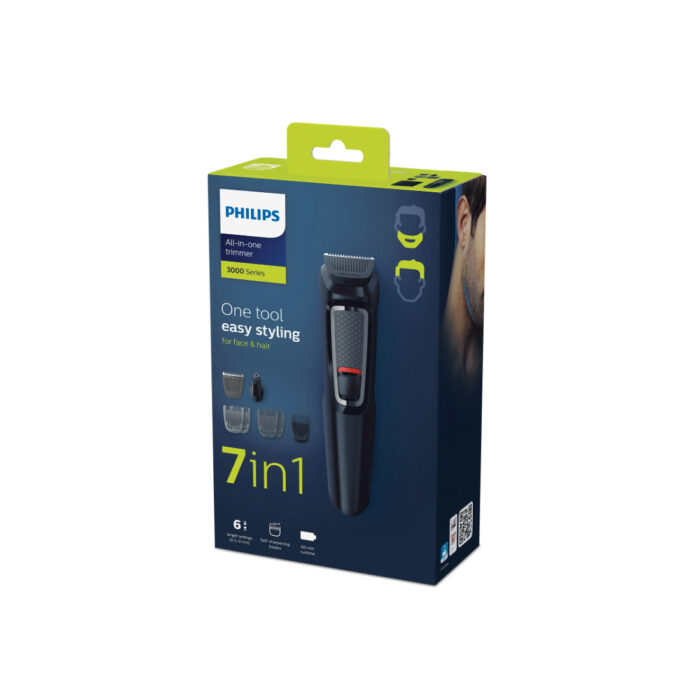 Триммер универсальный Philips Серии 3000 MG3720/15 "7 в 1" для бороды, волос, носа и ушей — изображение 3