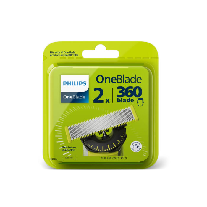 Сменные лезвия 360 Philips для OneBlade QP420/50 2 шт — изображение 3