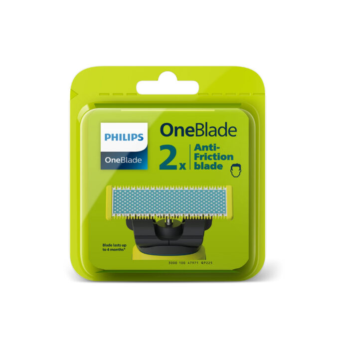 Сменные антифрикционные лезвия Philips для OneBlade QP225/50 2 шт — изображение 3
