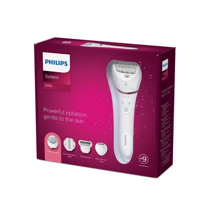 Эпилятор Philips серии 8000 BRE740/10 для влажного и сухого бритья — изображение 3