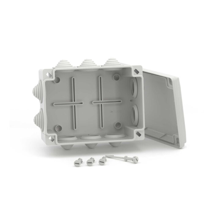 Коробка ответвительная с 10 кабельными вводами DKC 54100.32мм IP55, 190х140х70 мм — изображение 3