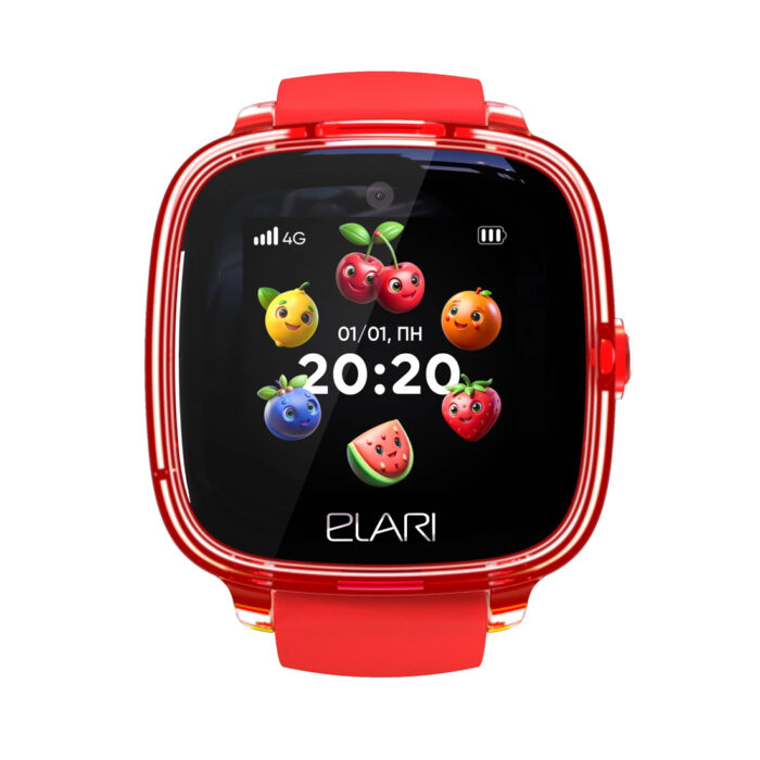 Смарт часы Elari KidPhone 4G Fresh Красный — изображение 2