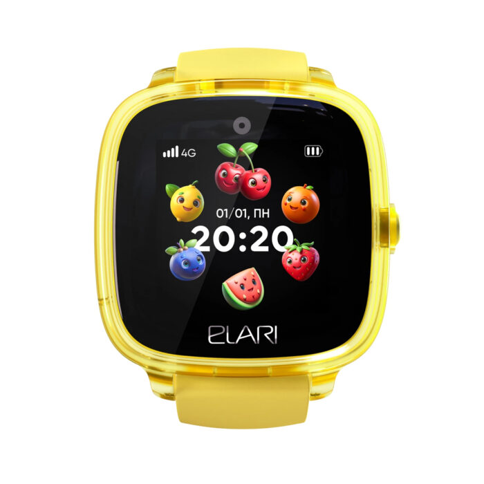 Смарт часы Elari KidPhone 4G Fresh Желтый — изображение 2