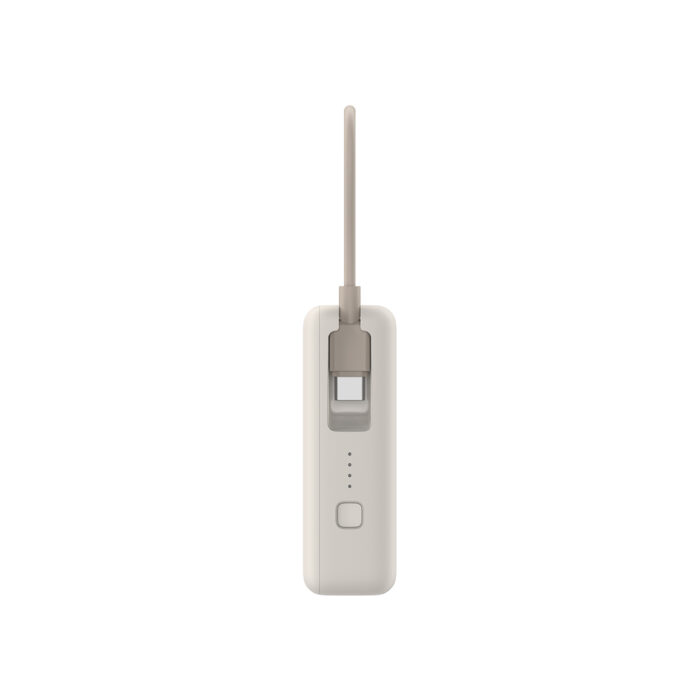 Портативный внешний аккумулятор Xiaomi 33W Power Bank 10000mAh (Integrated Cable) Tan GL — изображение 3