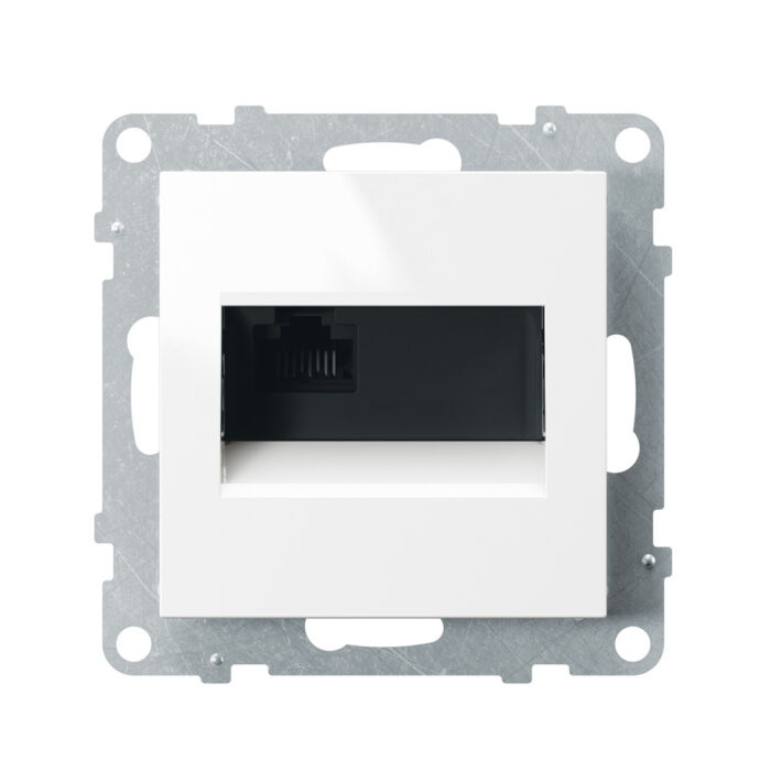 Информационная розетка одинарная Suno RJ45 Кат.6e UTP Белый — изображение 2