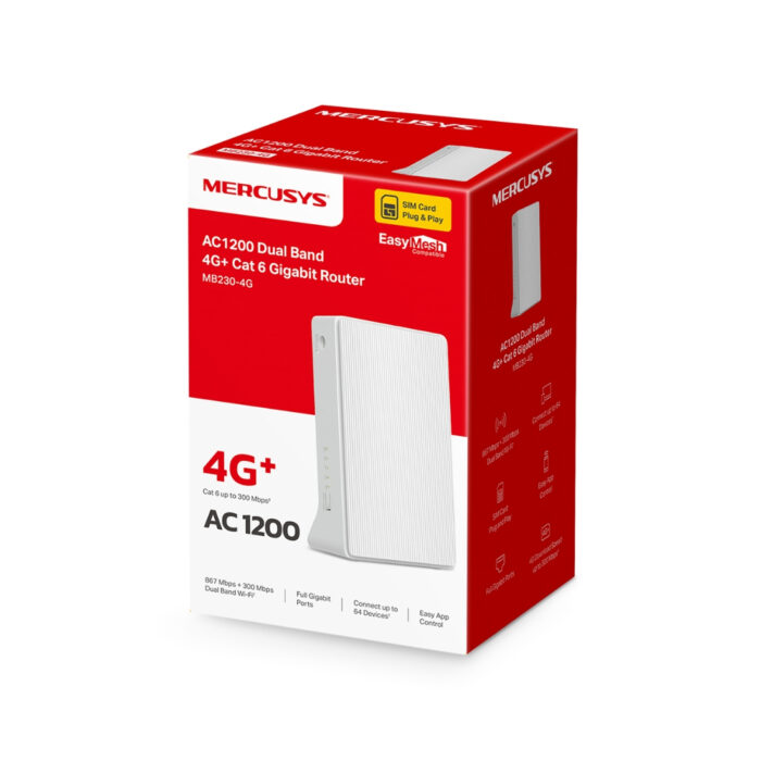 Маршрутизатор Mercusys MB230-4G — изображение 3