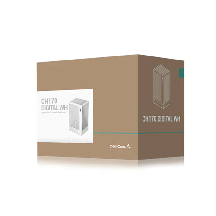 Компьютерный корпус Deepcool CH170 DIGITAL WH без Б/П — изображение 3