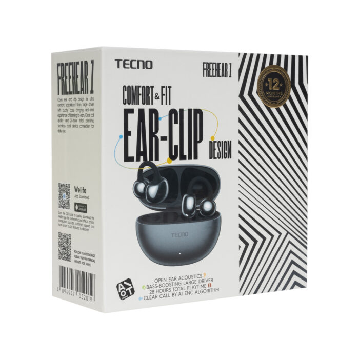 Наушники TECNO FreeHear 1 OW01 Grey — изображение 3