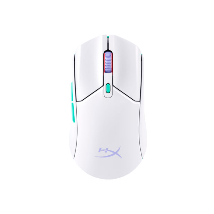 Компьютерная мышь HyperX Pulsefire Haste 2 Core Wireless (Wht/Grn/Pur) 8R2E7AA — изображение 2