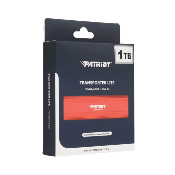 Внешний SSD диск Patriot TRANSPORTER LITE PTPL1TBPEC 1TB Красный — изображение 3