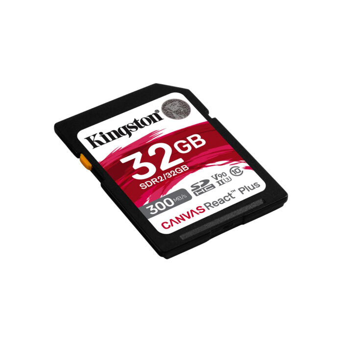 Карта памяти Kingston SDR2/32GB UHS-II U3 V90 32GB без адаптера — изображение 2