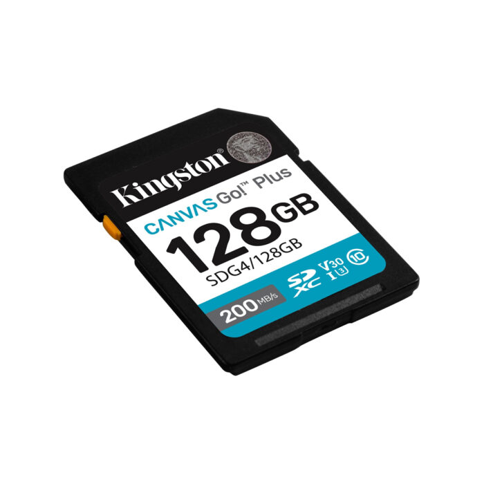 Карта памяти Kingston SDG4/128GB Canvas Go Plus Gen4 C10 UHS-I U3 V30 128GB — изображение 2