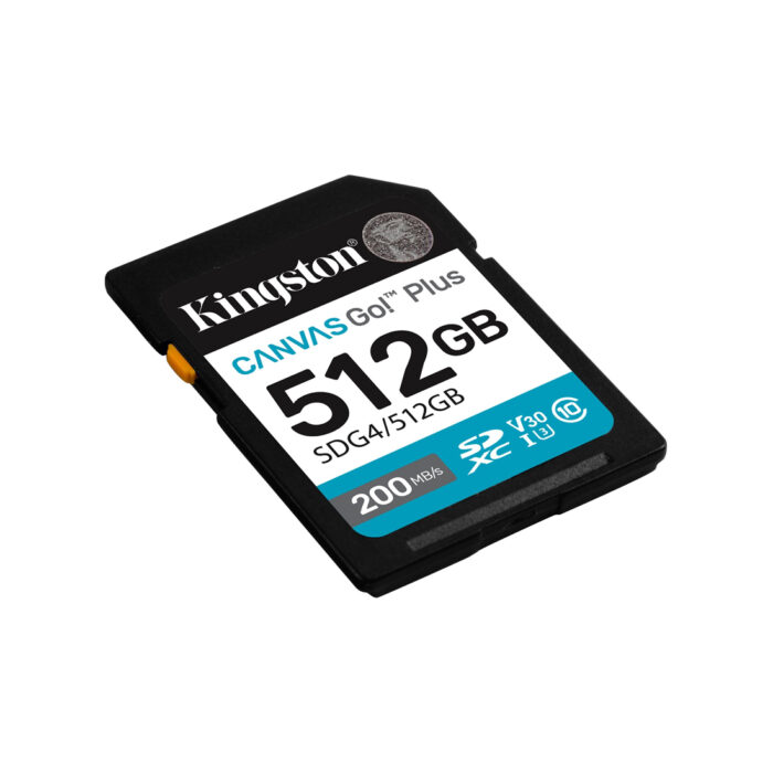 Карта памяти Kingston SDG4/512GB Canvas Go Plus Gen4 C10 UHS-I U3 V30 512GB — изображение 2