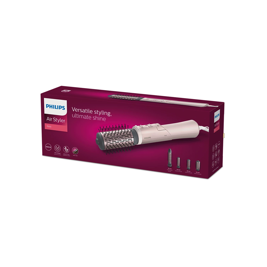 Вращающаяся фен-щётка Philips Серии 7000 BHA735/00 — изображение 3