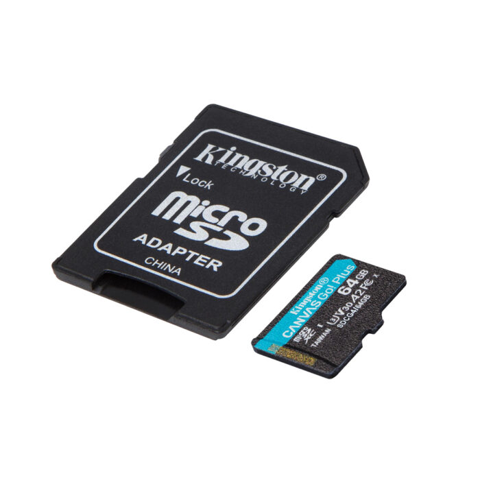 Карта памяти Kingston SDCG4/64GB Canvas Go Plus A2 U3 V30 64GB — изображение 2