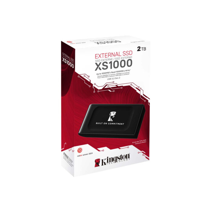 Внешний SSD диск Kingston 2TB XS1000 Темный — изображение 3
