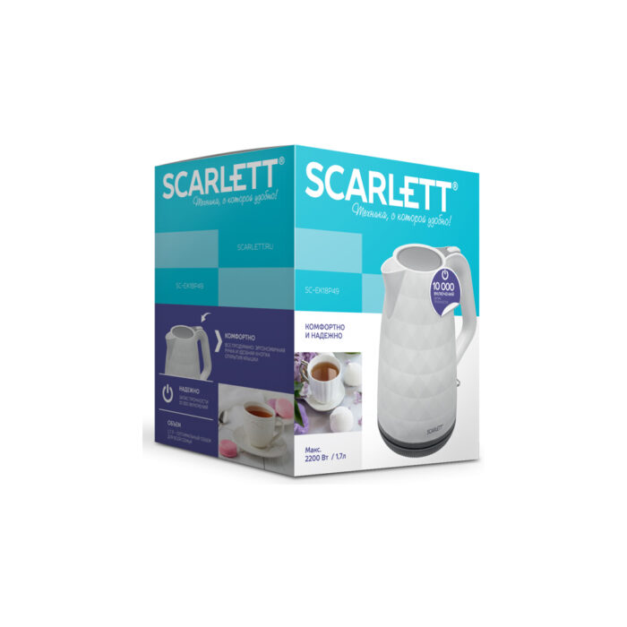 Чайник электрический Scarlett SC-EK18P49 — изображение 3