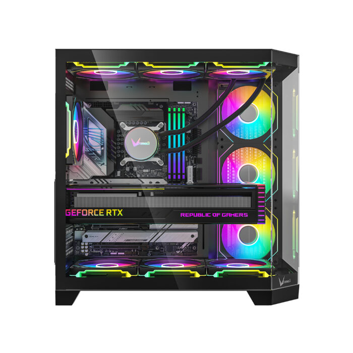 Компьютерный корпус Formula V Crystal Z6 Floe Black без Б/П — изображение 3