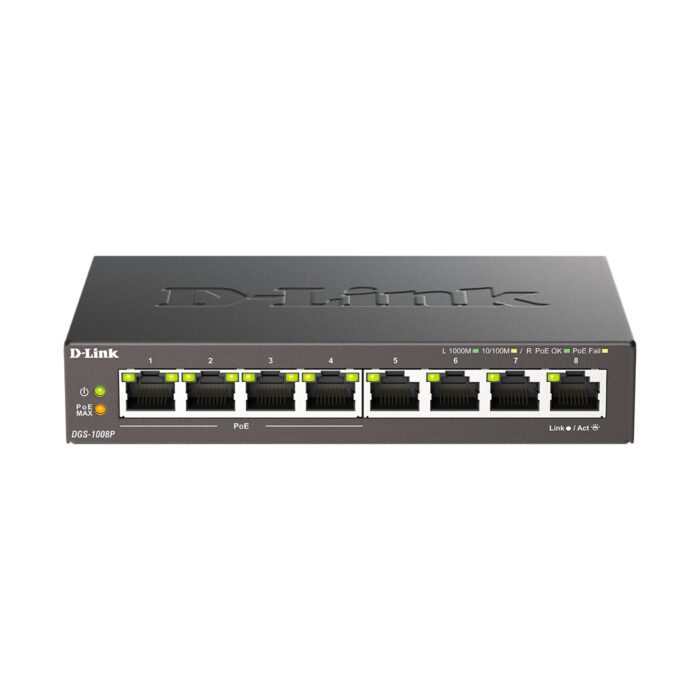 Коммутатор D-Link DGS-1008P/F3A — изображение 2