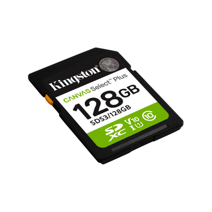 Карта памяти Kingston SDS3/128GB Canvas Select Plus C10 UHS-I U1 V10 128GB — изображение 2
