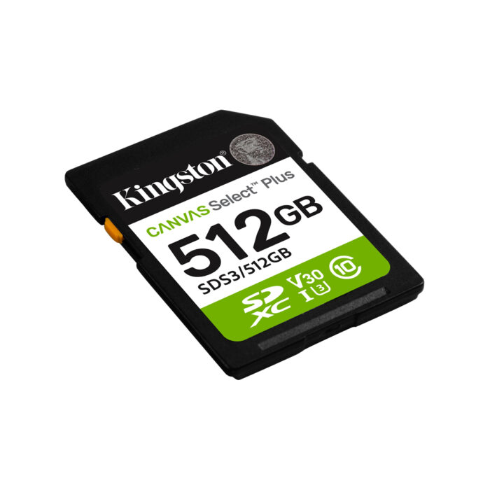 Карта памяти Kingston SDS3/512GB Canvas Select Plus C10 UHS-I U3 V30 512GB — изображение 2