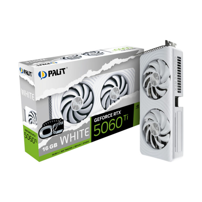 Видеокарта PALIT RTX5060Ti WHITE OC 16GB (NE7506TU19T1-GB2061M) — изображение 3